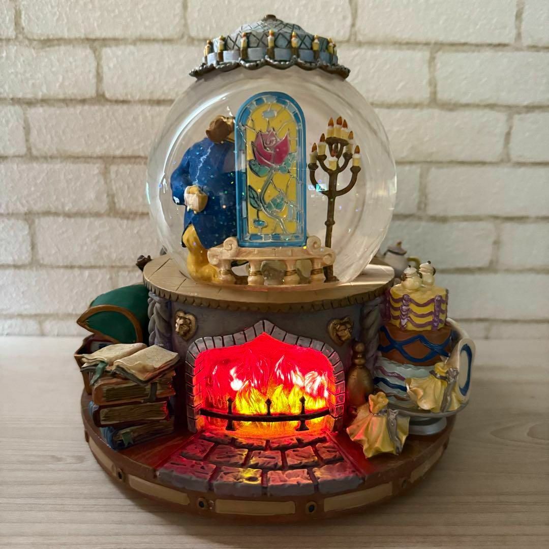 Disney - 希少 廃盤品☆ディズニー 美女と野獣 ライトアップ スノー