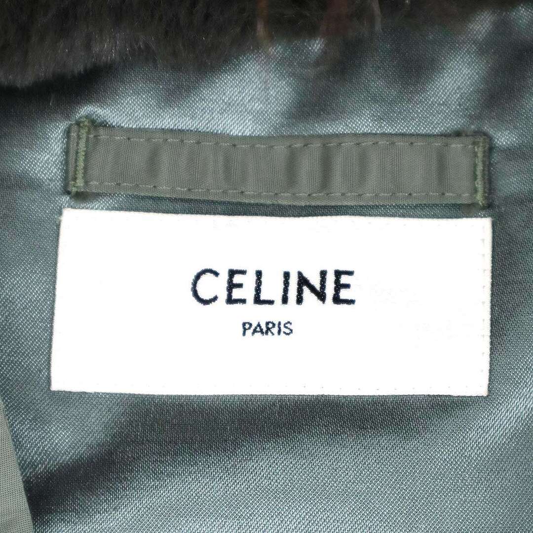 CELINE - CELINE セリーヌ N-3B ファー ミリタリーモッズコート