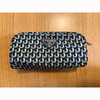 PRADA - プラダ 巾着ポーチ 三角ロゴ ブラック 黒の通販 by もん's