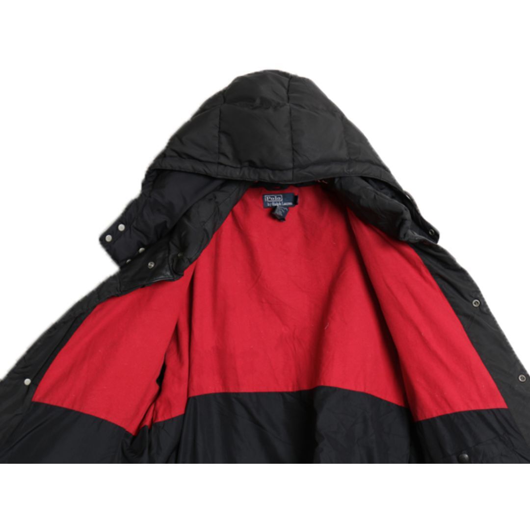 Ralph Lauren - 90s ポロ ラルフローレン 本革 レザー 切替 ダウン