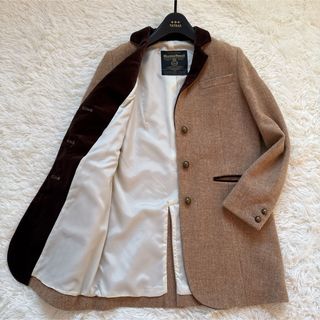 Harris Tweed - 90s 古着 ハリスツイード テーラードジャケット くるみ