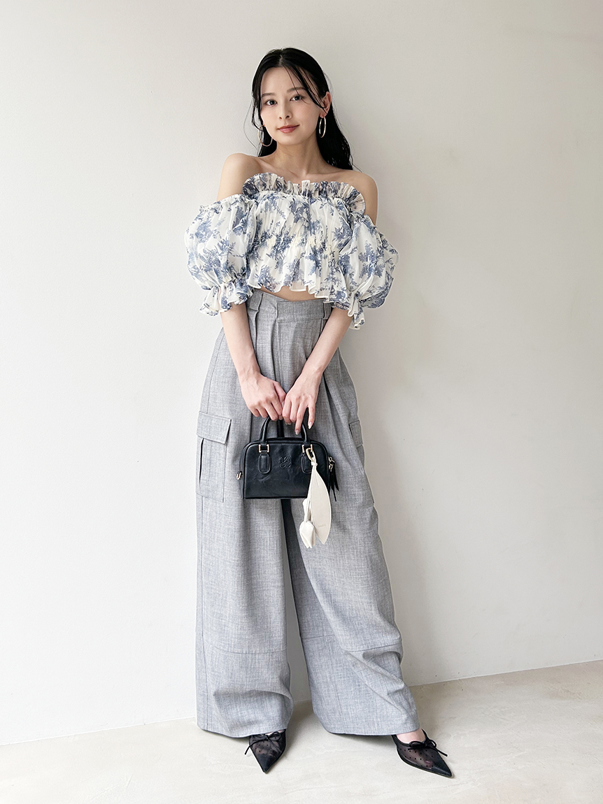 ギャザーオフショルブラウス(シャツ・ブラウス)｜トップス｜SNIDEL