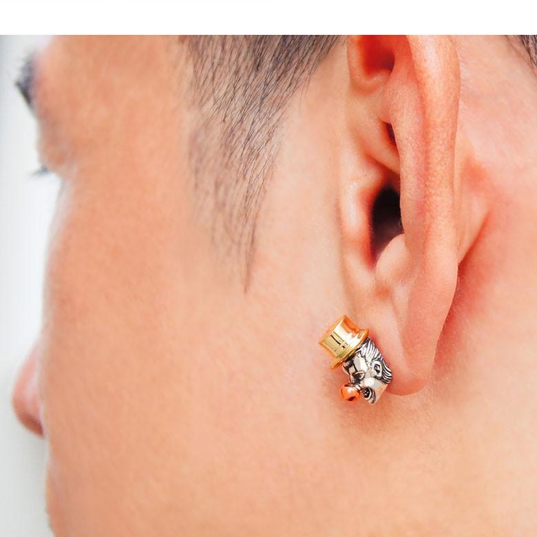 シルバーピアス pi0511 シルバーアクセサリー 片耳用ピアス メンズ
