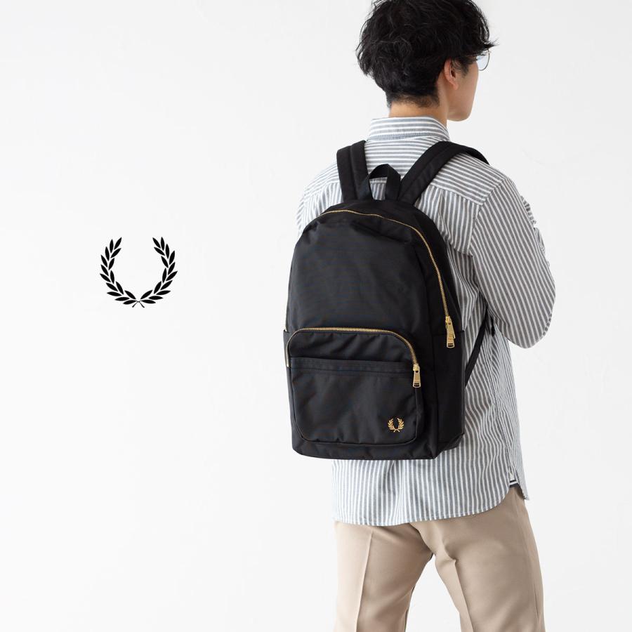 FRED PERRY（フレッドペリー） テクスチャー ナイロン バックパック