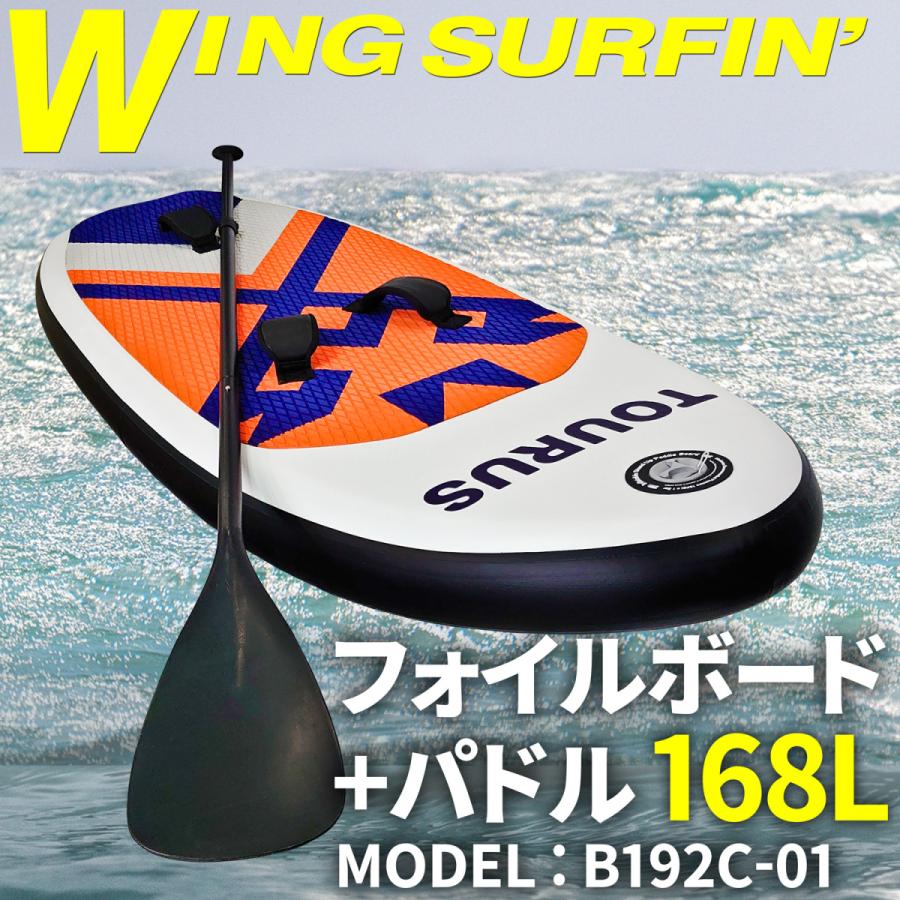 ウイングサーフィン用 フォイル ボード 【 B192C-01 】 168L ロング