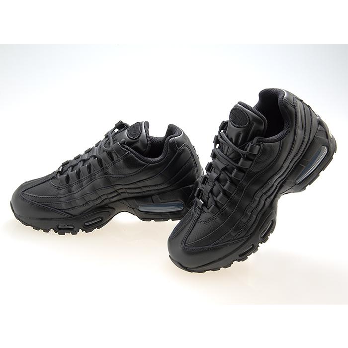 NIKE（ナイキ） NIKE AIR MAX 95 LEATHER BIG BUBBLE QS【TRIPLE BLACK