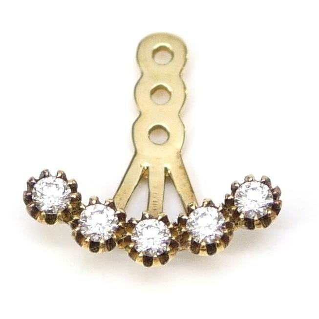 GUCCI（グッチ） ピアス 片耳用 シングル GGランニング ダイヤモンド