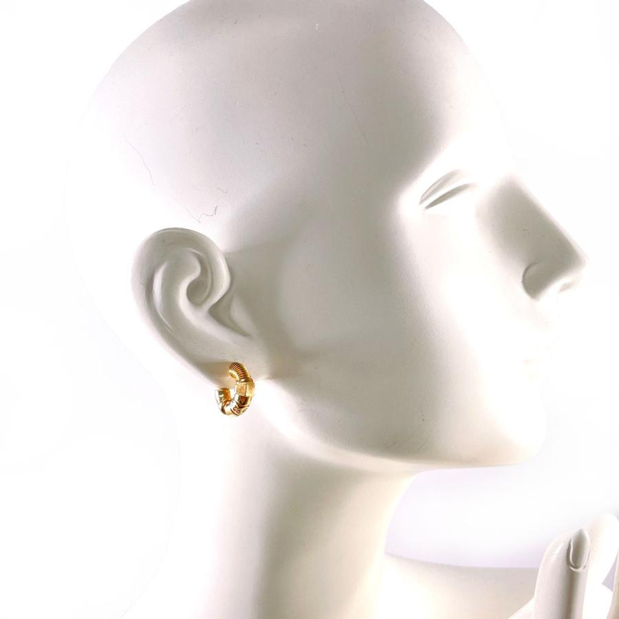 ボッテガヴェネタ BOTTEGAVENETA ピアス スレッド フープピアス