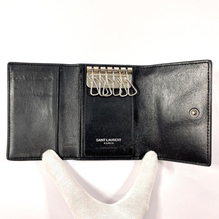 サンローランパリ SAINT LAURENT PARIS キーケース 438963 クロコ型