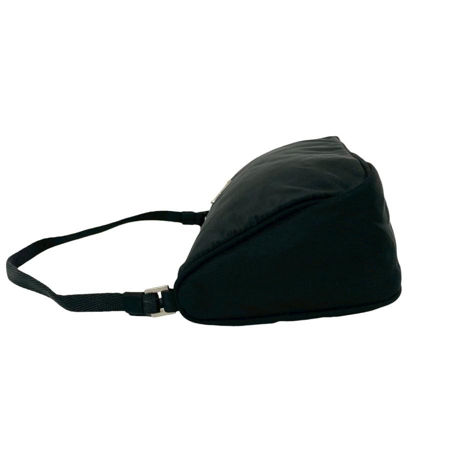 PRADA（プラダ） 極 美品 希少品 カード付き 三角ロゴ 金具 プレート