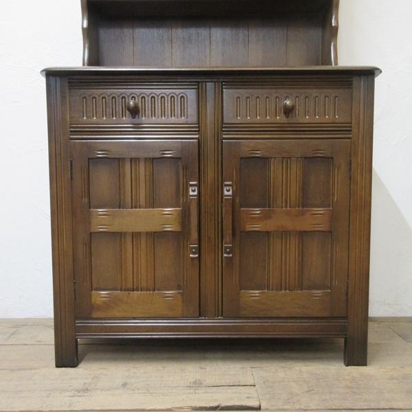 イギリス アンティーク 家具 ドレッサー カップボード キャビネット