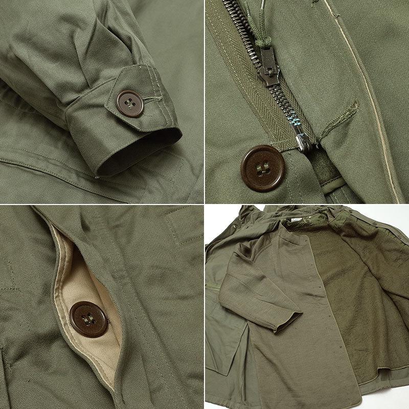 フランス軍 M-64 パーカー ライナー付き オリーブ デッドストック