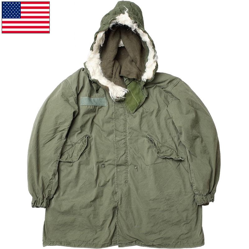 米軍 M-65 フィールドパーカー アクリルファー (フードの針金無し