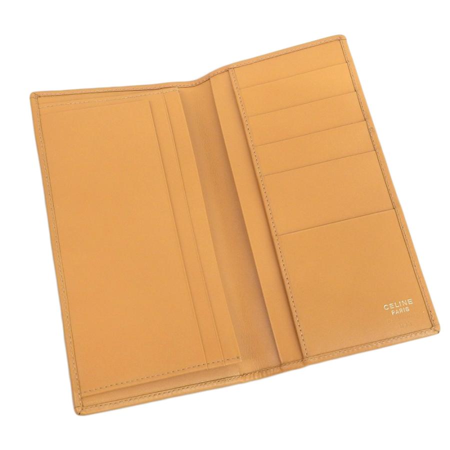 CELINE（セリーヌ） マカダム 長札入れ 長財布 ブラウン ヴィンテージ