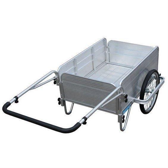 アルミス リヤカー 台車 アルミ製組立式リヤカ− シルバー AKR-80 新