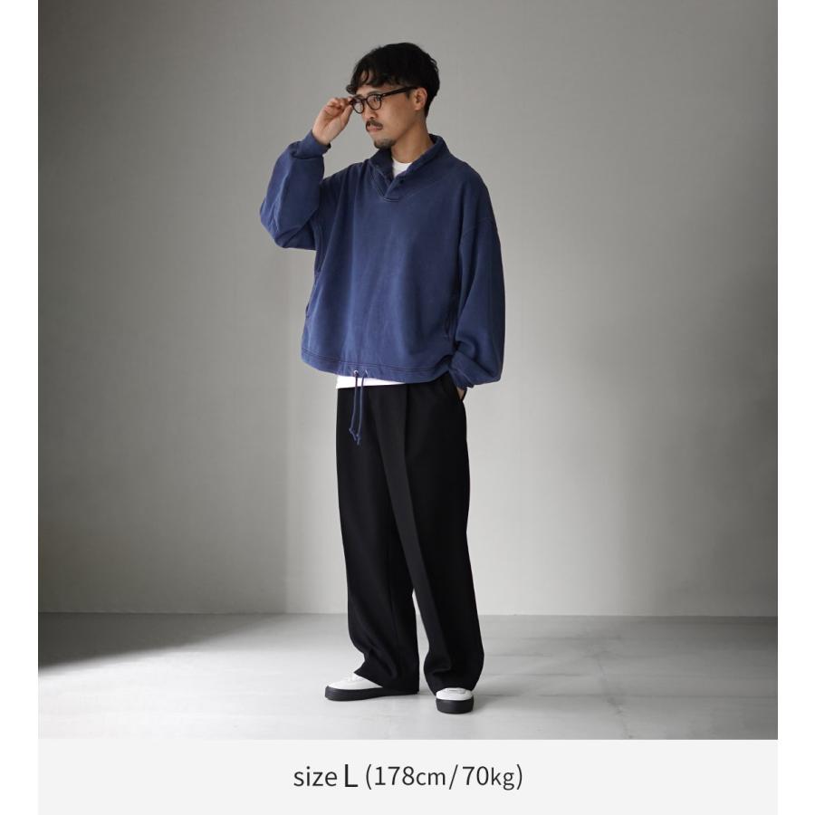 REMI RELIEF（レミ レリーフ） SP加工スポーツスウェットクルー