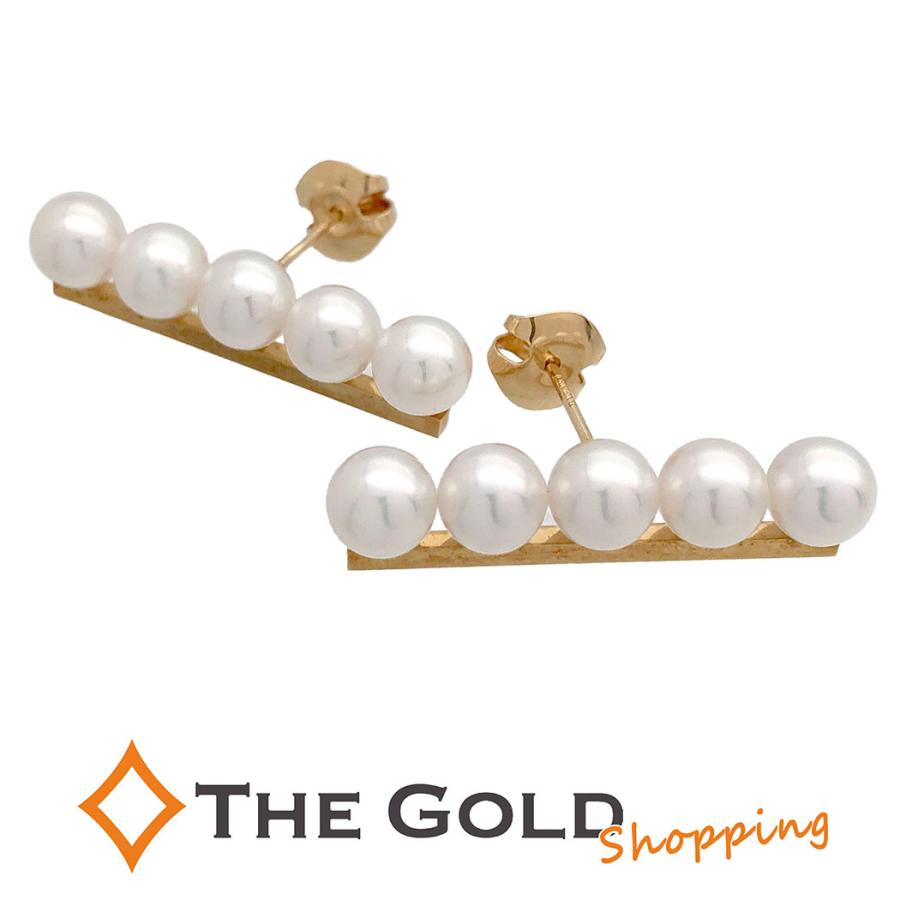 TASAKI（タサキ） バランス プラス イヤリング ピアス 750 YG 5P