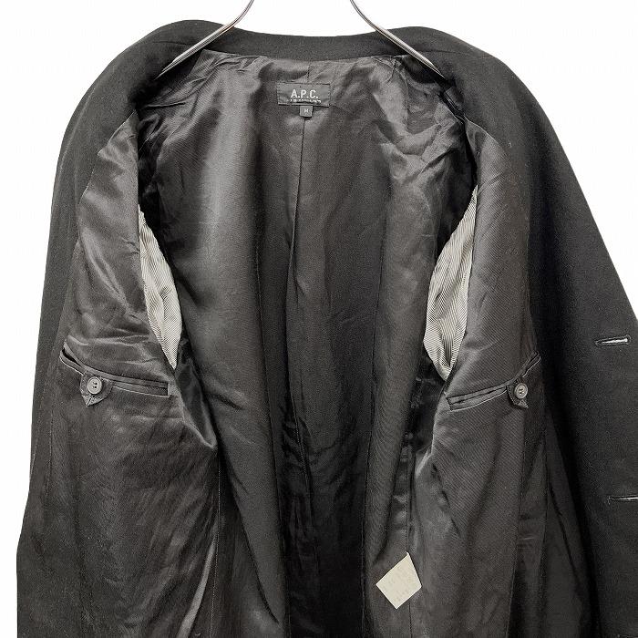 A.P.C.（アーペーセー） メルトン チェスターコート ロング 裏地付き