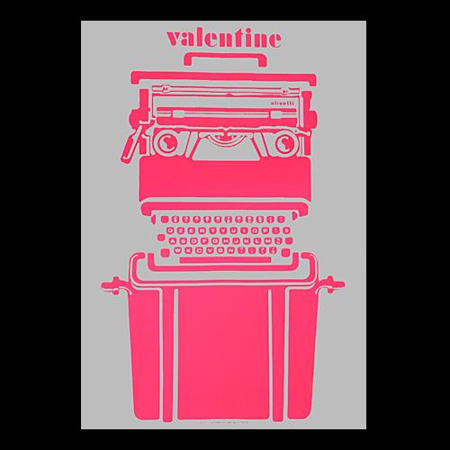 Olivetti Valentine ポスター額装 ポップアート Olivetti Valentine