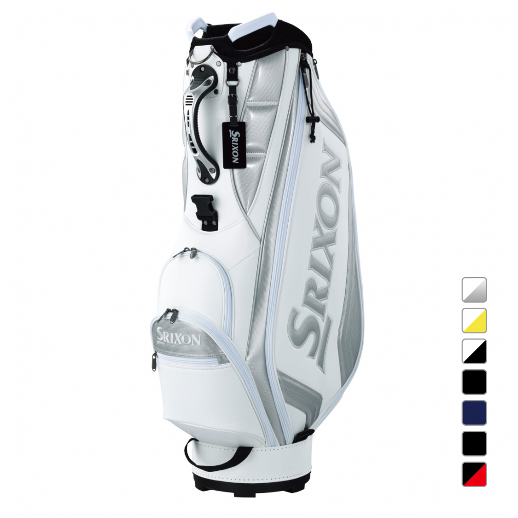美品 スリックソン SRIXON キャディーバッグ ゴルフバッグ フード
