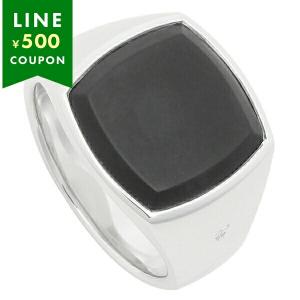 TOM WOOD（トムウッド） リング 指輪 CUSHION BLACK ONYX クッション