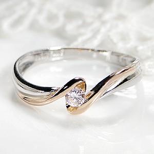 Pt900 0.4ct ダイヤモンド ピンキー リング 送料無料 プラチナ 0.4