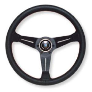NARDI CLASSIC ブラックレザー&ブラックスポーク 36 : オートバックス