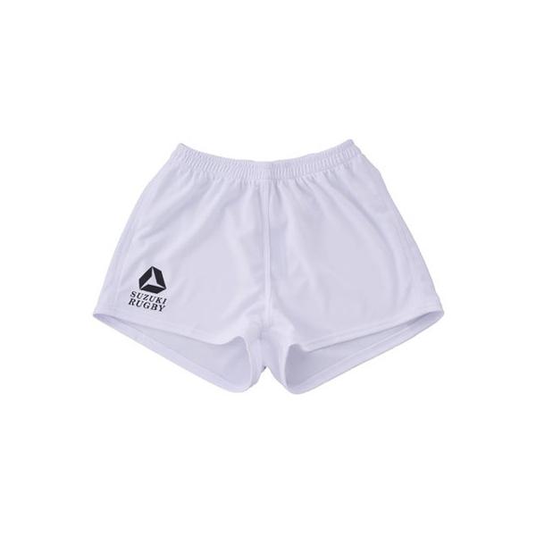 スズキ ゲームパンツ SUPER ショート ホワイト SP-3411 ラグビー