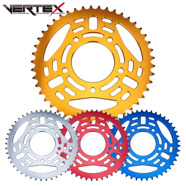 CBX400F リア スプロケット 520 45T レッド ブルー シルバー ゴールド