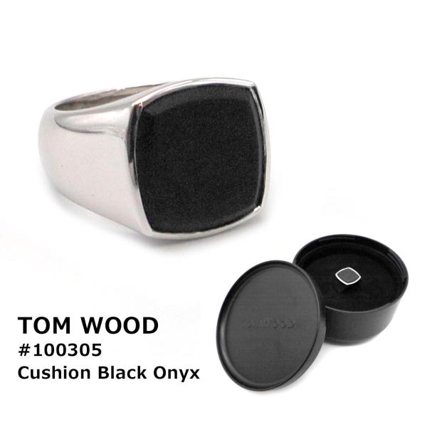 TOM WOOD（トムウッド） リング 指輪 オニキス 100305 Cushion Ring