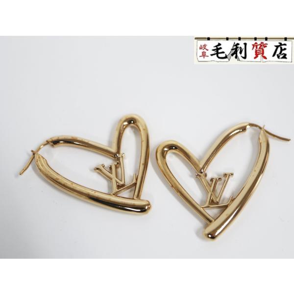 ルイヴィトン ピアス ブックル ドレイユ ハート フォーリンラブ M00463