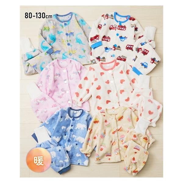 ニッセン（nissen） パジャマ 子供服 キッズ あったかマイクロ