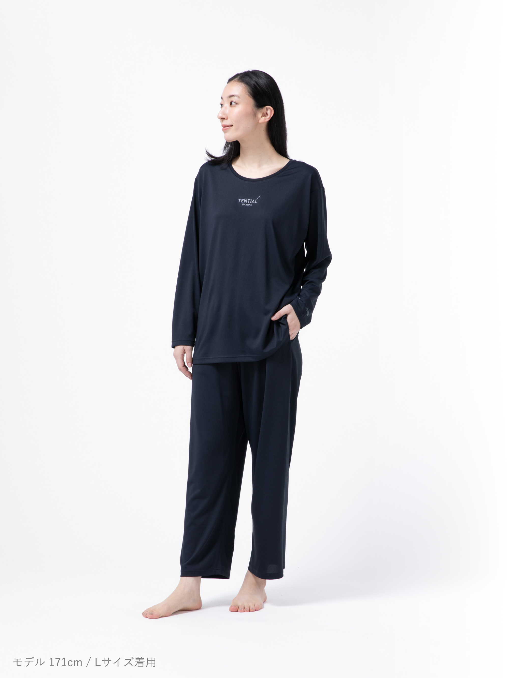 BAKUNE Dry Women's 上下セット（長袖Tシャツ・ロングパンツ）_25SS