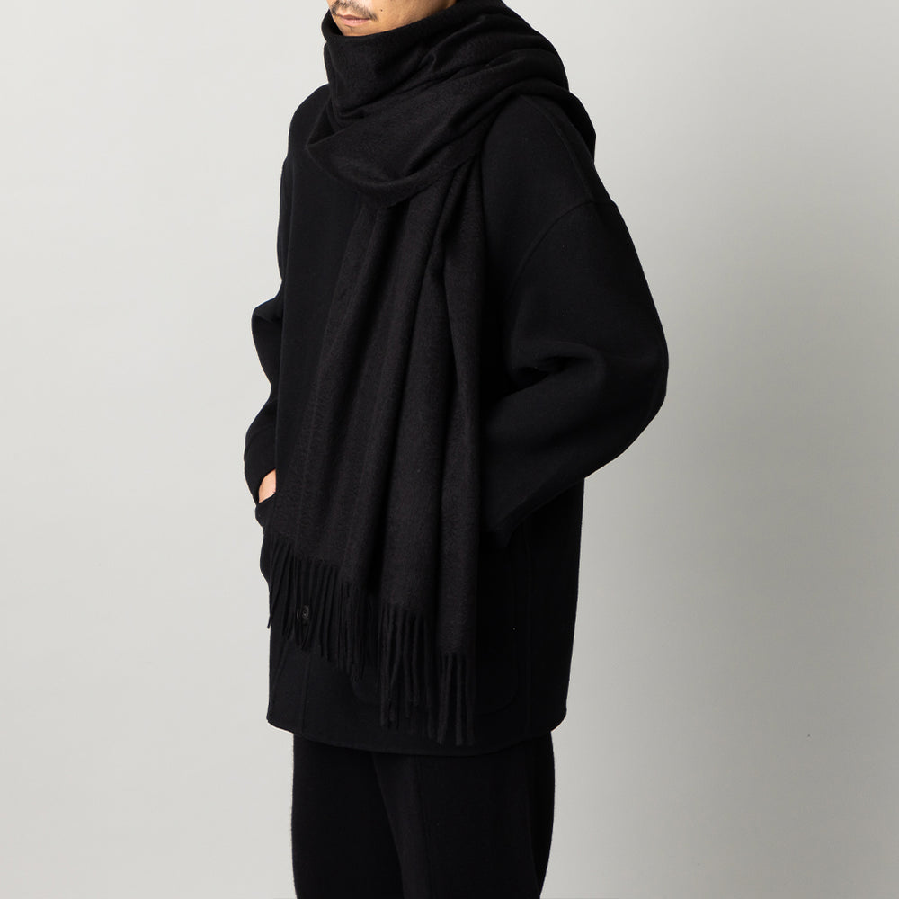 カシミヤストール 黒 – kuros.style