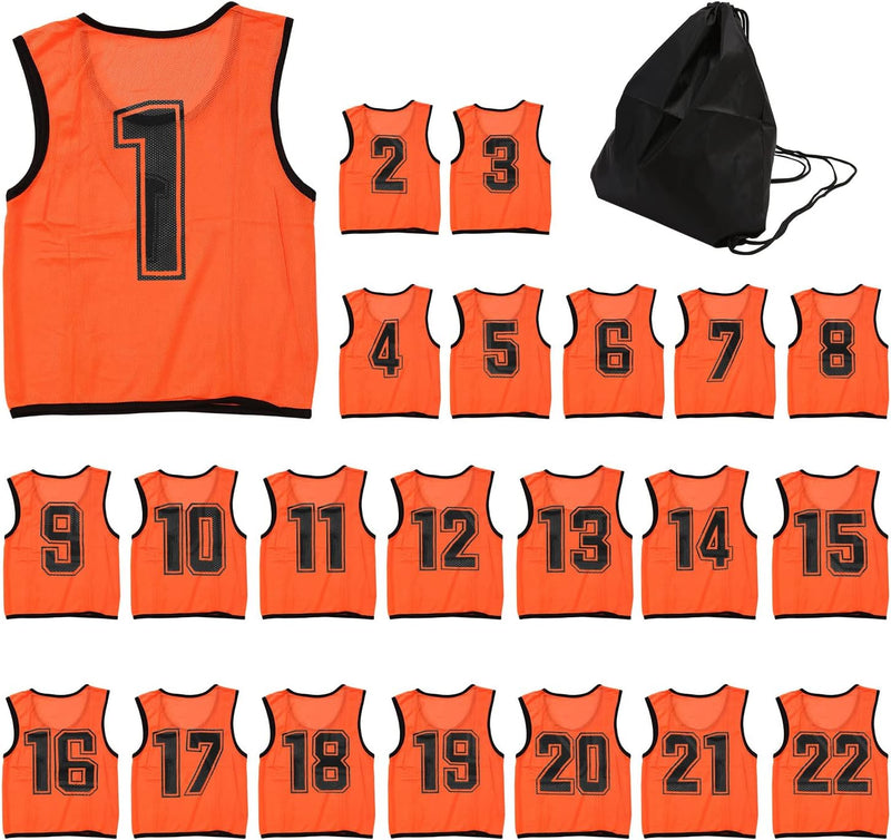 ロジック ビブス22枚セット 子供用 収納バッグ付き [ゼッケン