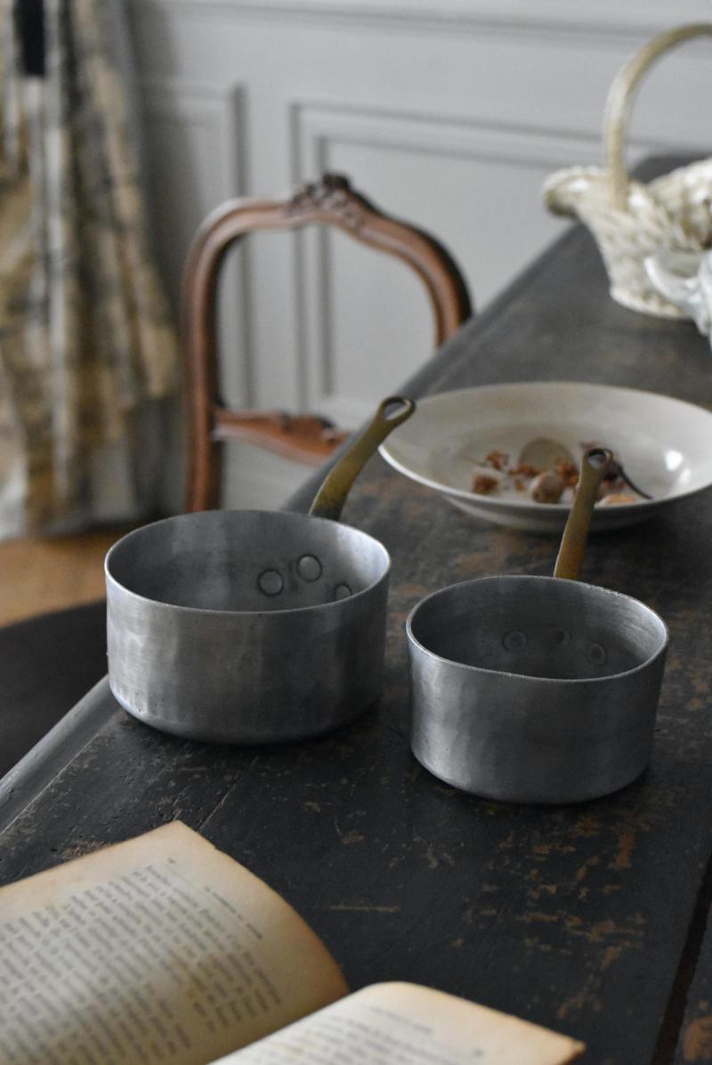 フランスアンティーク雑貨 アルミ鍋 フレンチ雑貨