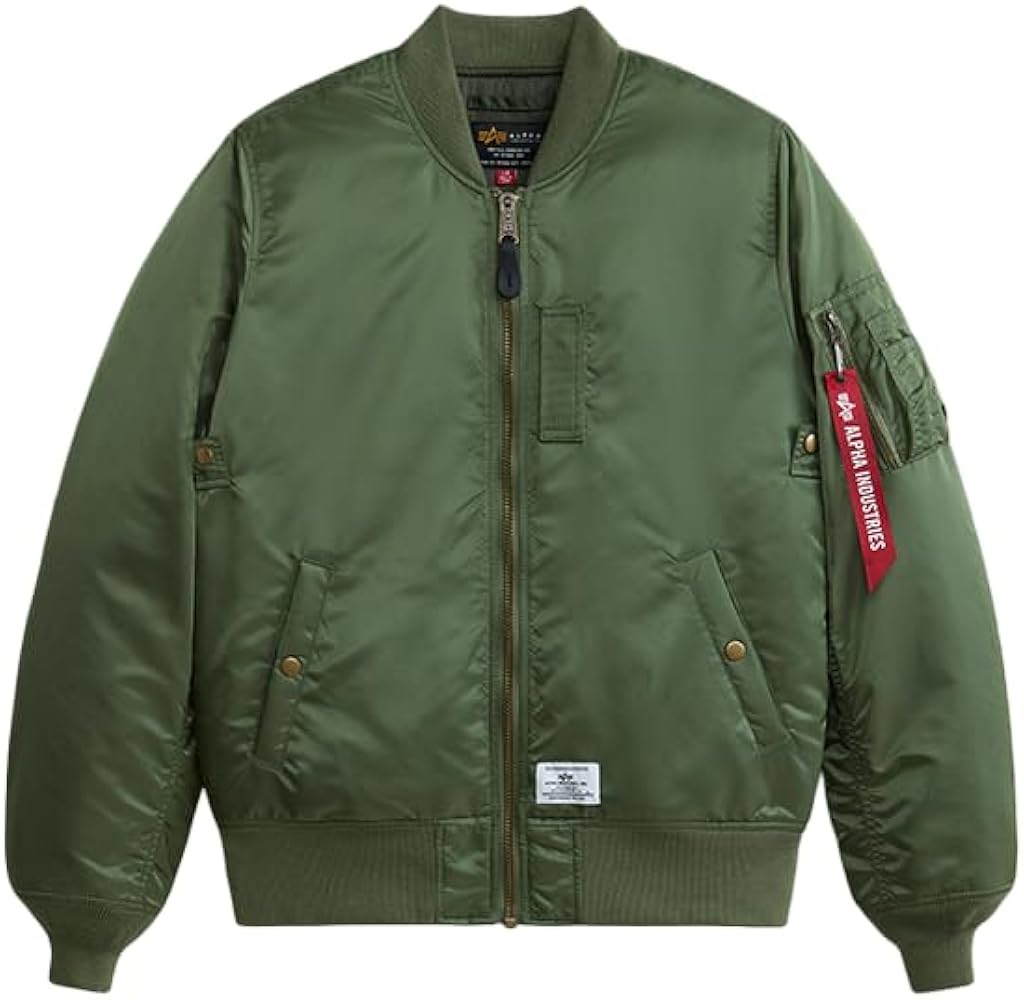 Alpha Industries MA-1 Mod Flight Jacket – Water-Resistant Nylon