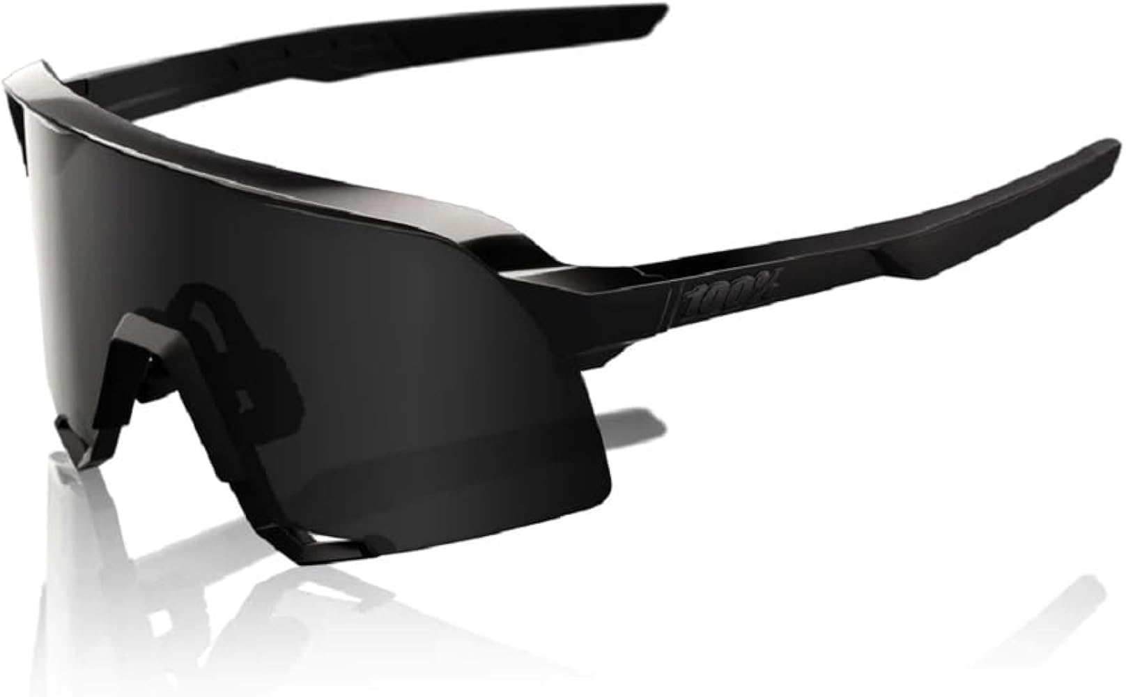 Amazon | 100% S3サングラス - グロスブラックマットブラック;ブラック