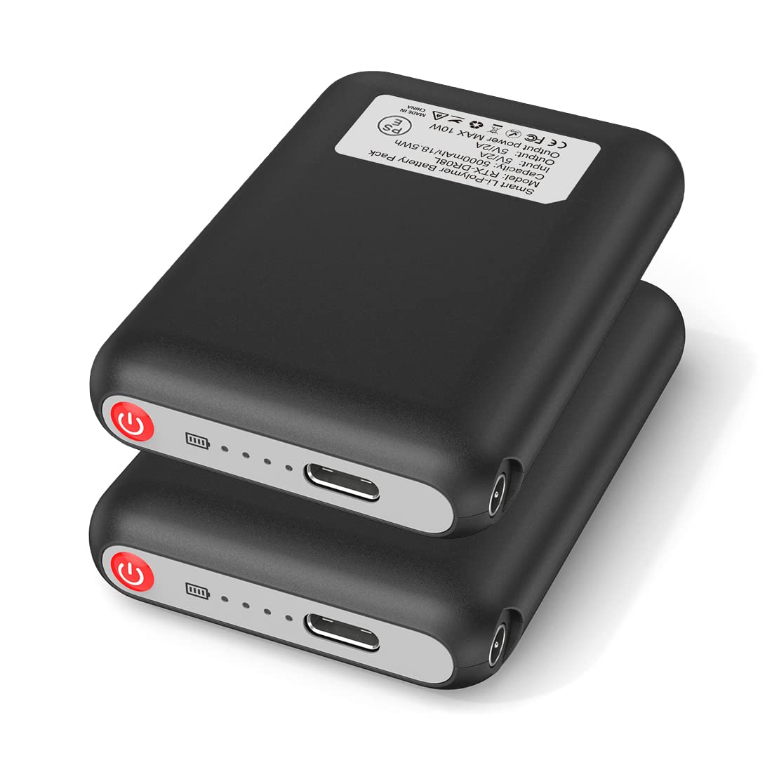 Amazon | Chonomai 電熱グローブ バッテリー 5V/2A 5000mAh 電熱