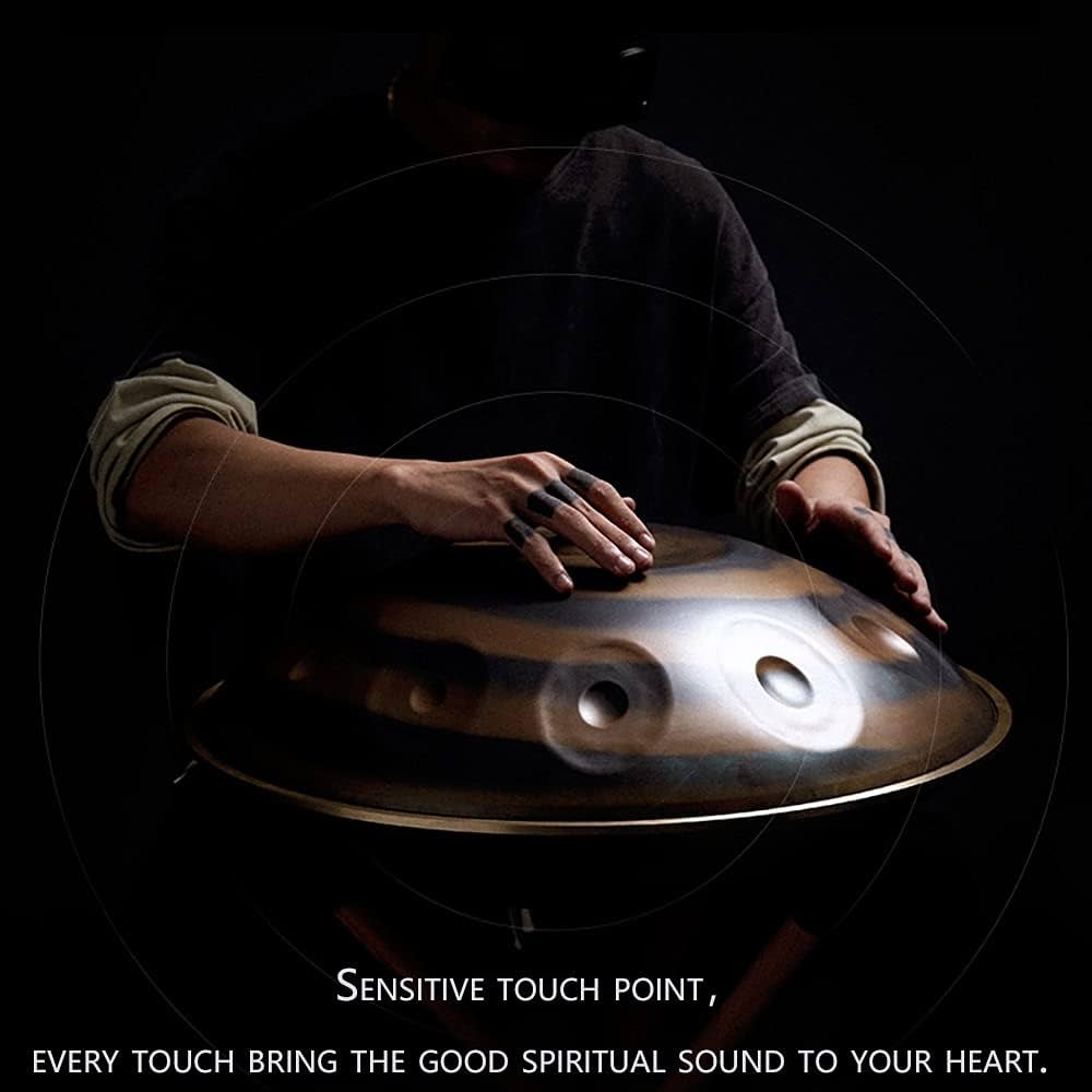 Amazon.co.jp: 22インチ ニ短調ハンドパン、9ノートスチールハンド