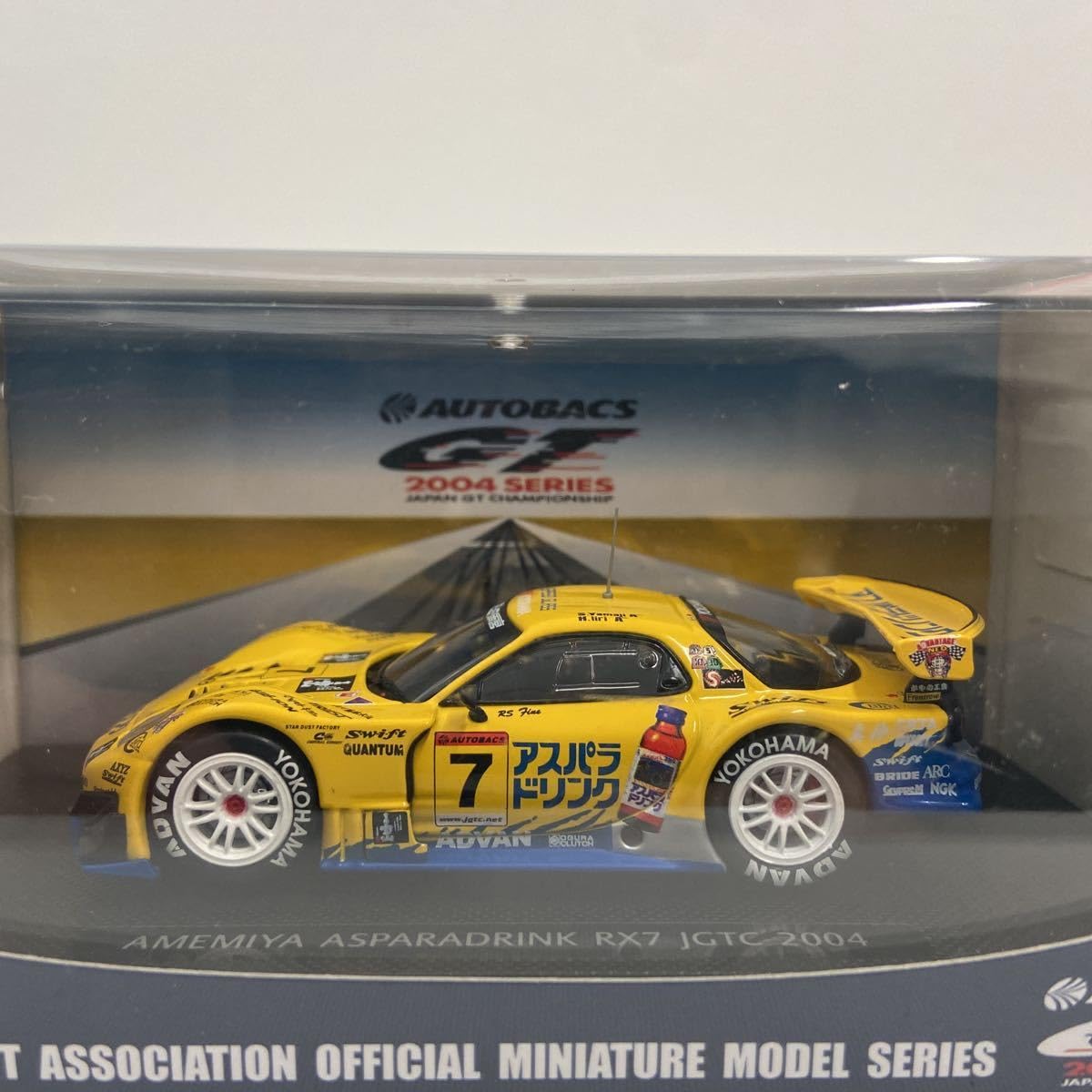 Amazon | EBBRO 1/43 MAZDA RX-7 AMEMIYA ASPARADRINK #: JGTC 2004年