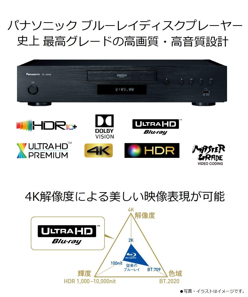 Amazon | パナソニック ブルーレイプレーヤー Ultra HDブルーレイ対応