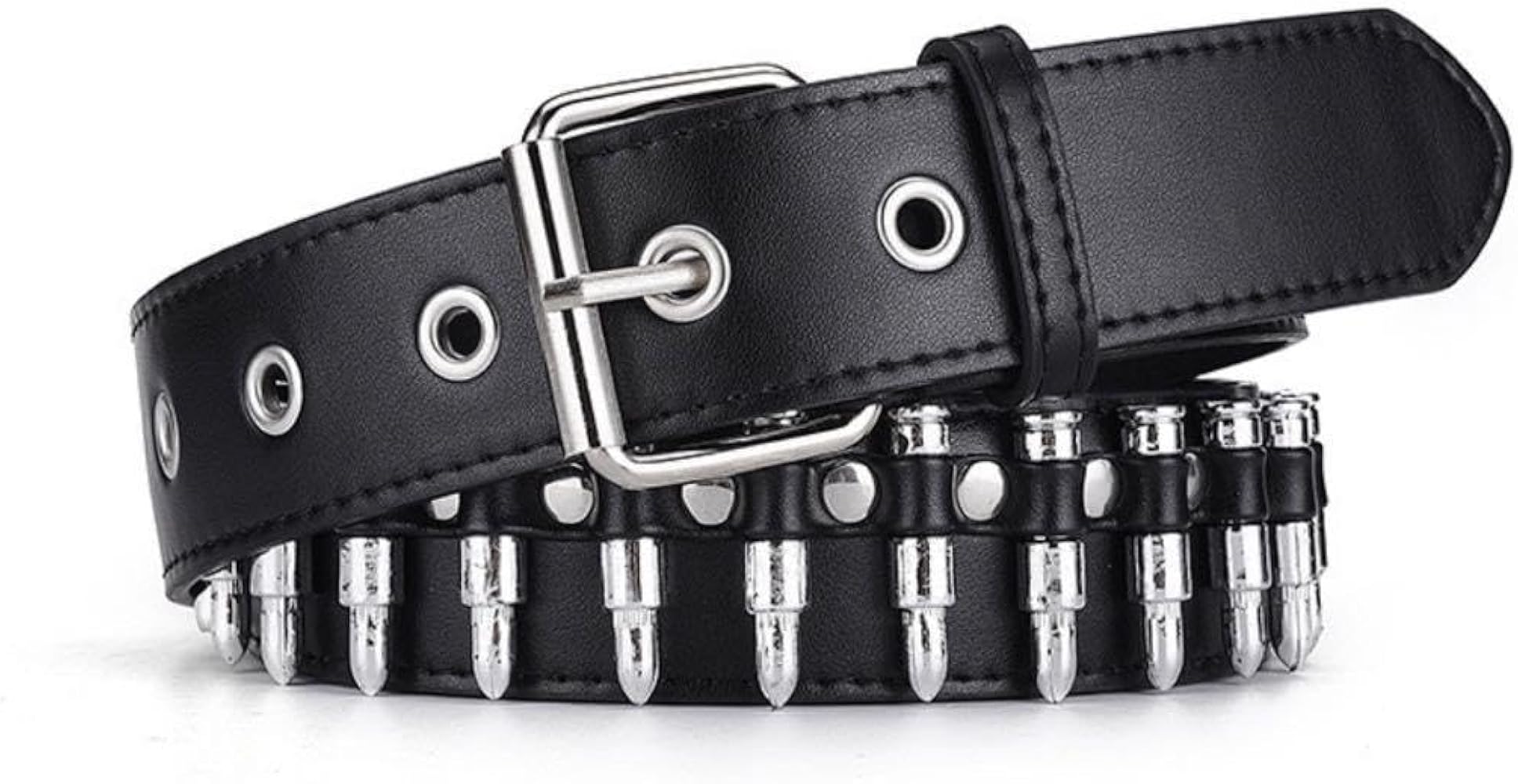 Amazon | 弾丸 ベルト 黒 男女 パンク ロック v系 ビジュアル系 y2k