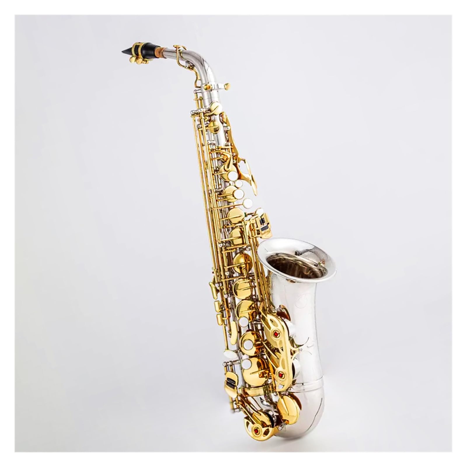 Heinrich アルトサックス シルバー 管楽器 ケース付属 彫刻 Heinrich