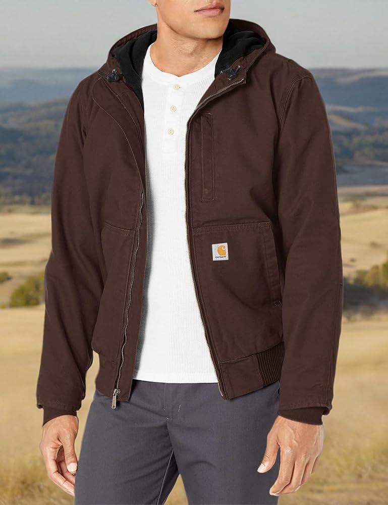 Amazon.co.jp: Carhartt Men's Full Swing Armstrong Active Jac, Dark