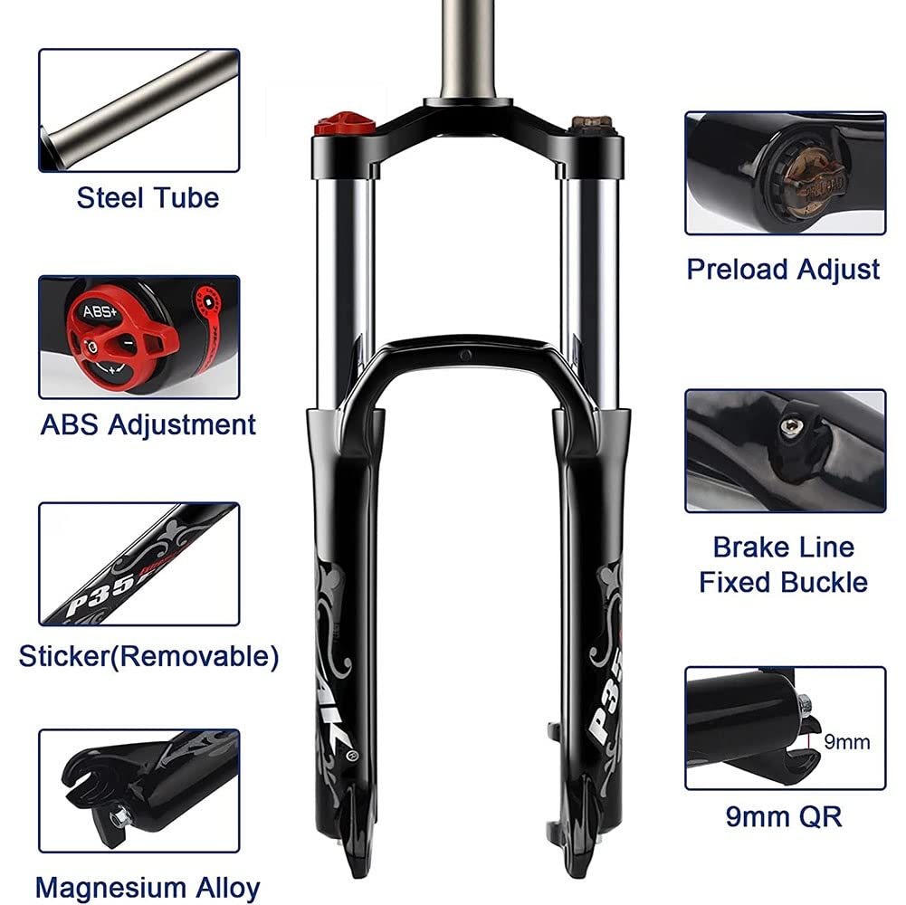 Amazon.co.jp: ファットバイク フロントフォーク 20インチ 4.0インチ