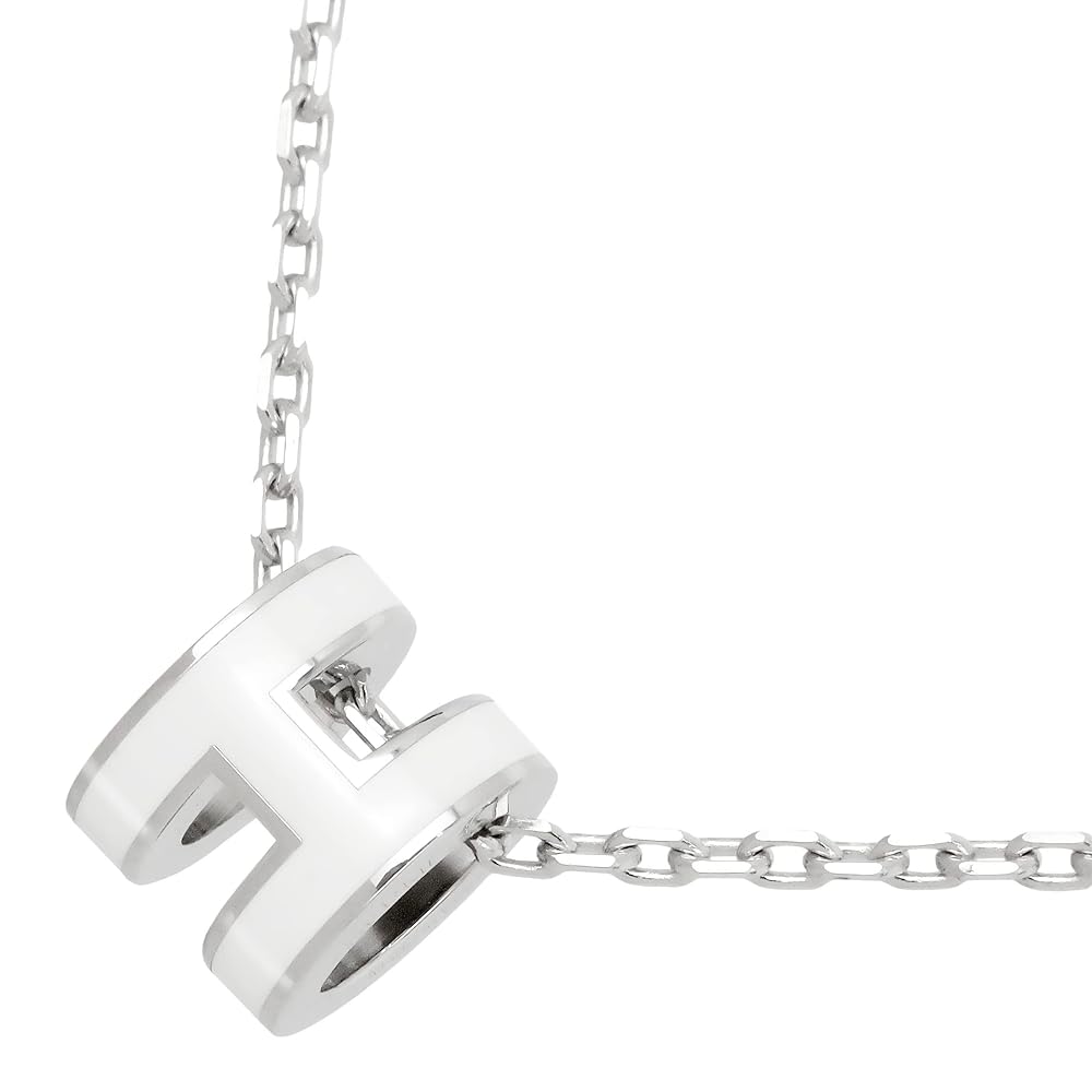 エルメス ミニ ポップH ポップアッシュピアス シルバー×白 エルメス