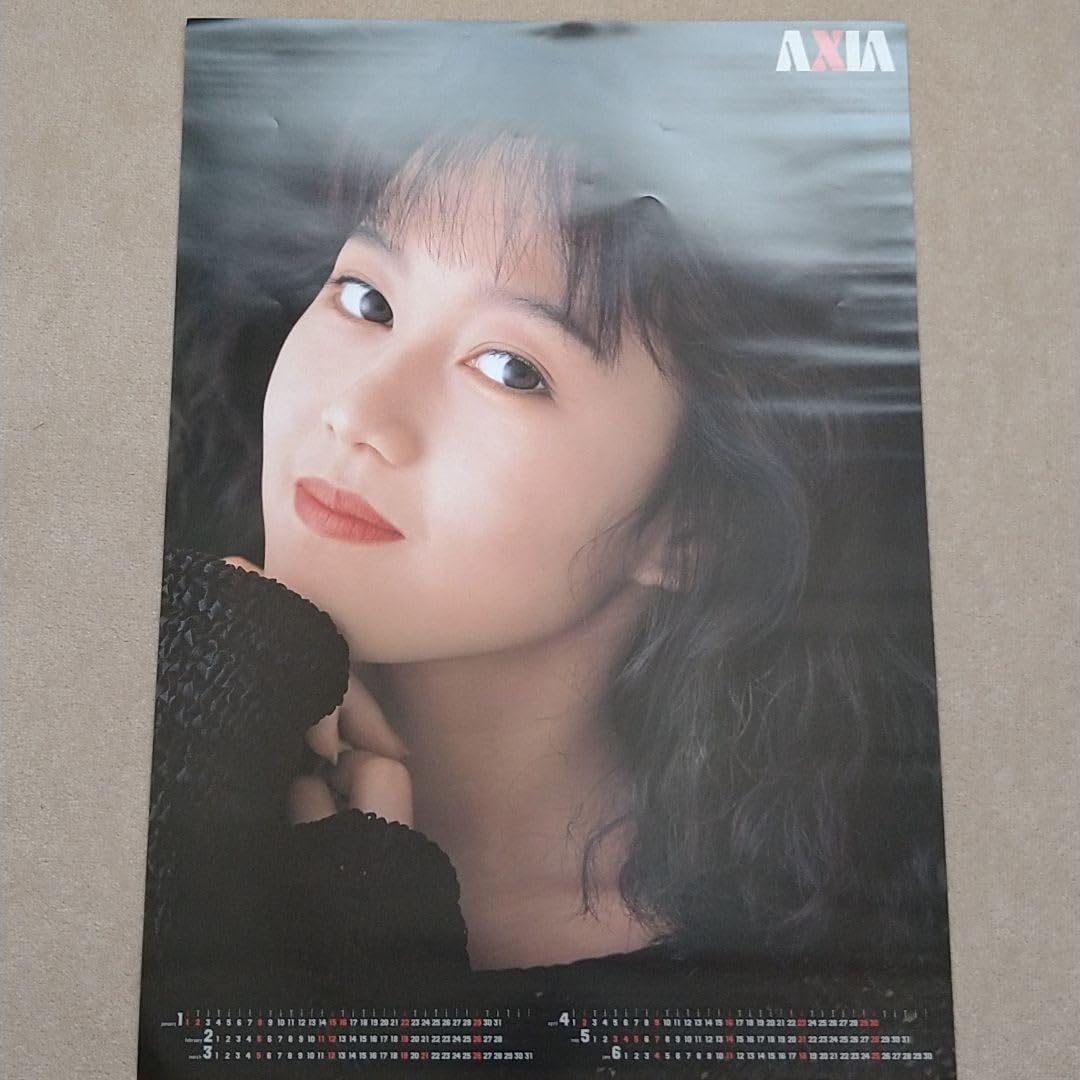Amazon.co.jp: 長期保管品浅香唯AXIAアクシア B2ポスター 当時物