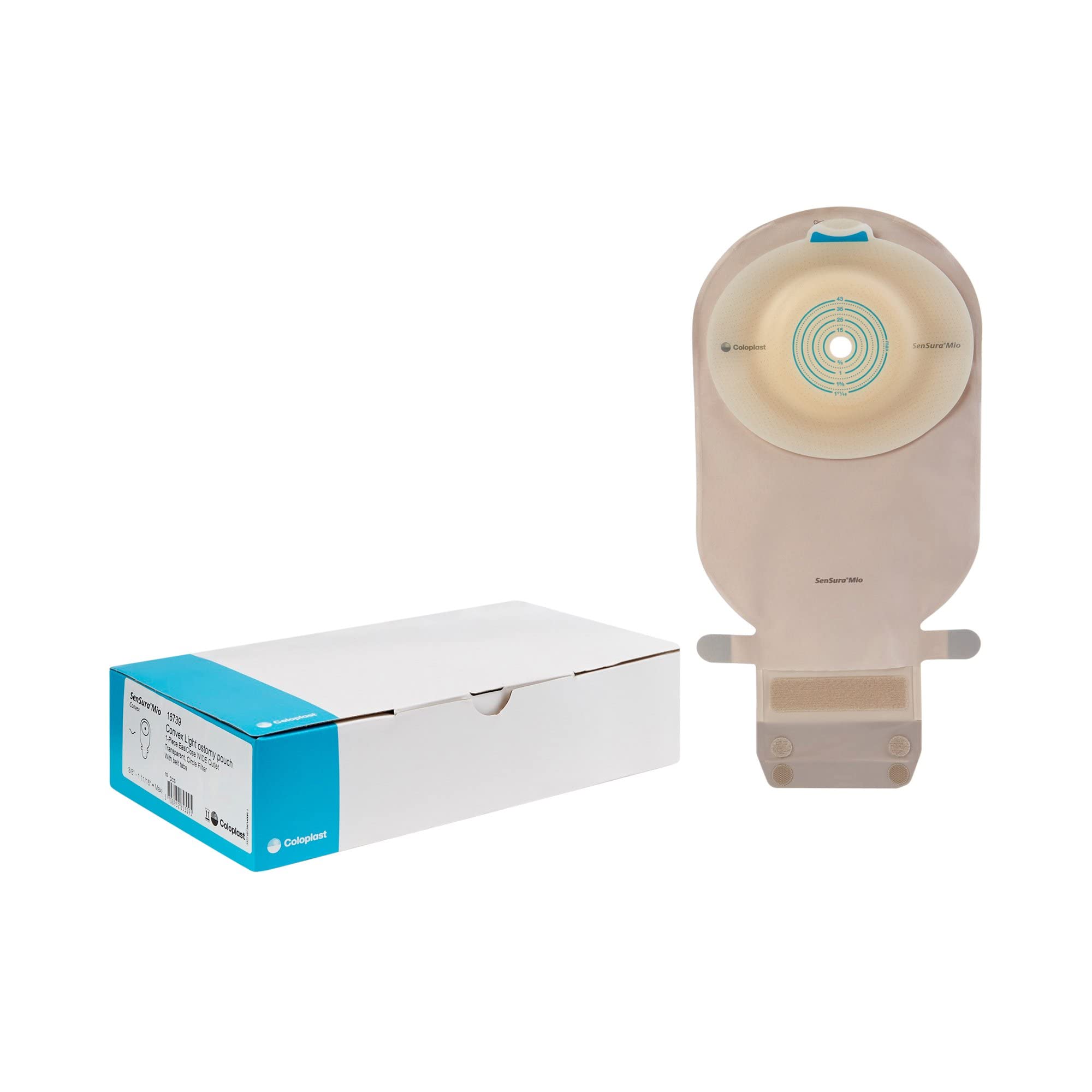 Amazon.com: SenSura Mio Convex Ostomy Pouch Drainable 3/8 to 1-11