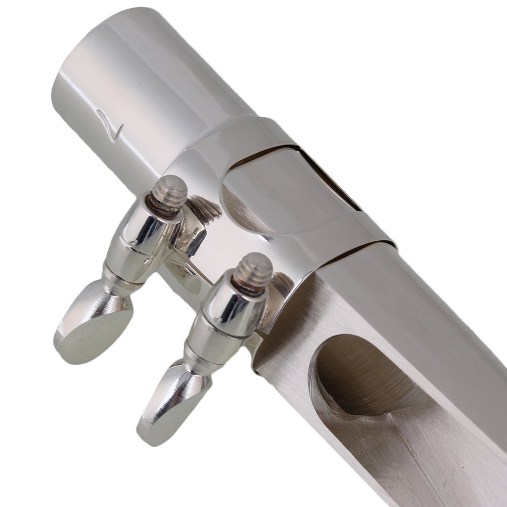 Amazon | Yibuy シルバー ＃7 アルトサックスマウスピース with Cap